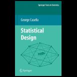 Statistical Design