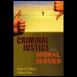 Criminal Justice and Moral Issues
