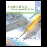 Essentials of Math With Business Applications