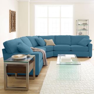 Possibilities Sharkfin Arm 3 pc. Loveseat Sectional, Bayoux