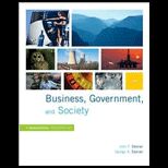 Business, Government and Society  A Managerial Perspective  Text and Cases