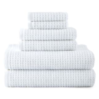 JCP Home Collection  Home Quick Dri Solid Bath Towels, White