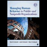 Managing Human Behavior in Public and Nonprofit Organizations