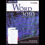 Microsoft Word 2010 Signature Text Only
