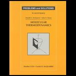 Molecular Thermodynamics Problems and Solutions