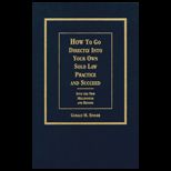 How to Go Directly into Your Own Solo Law Practice and Succeed Into the New Millennium and Beyond
