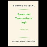 Formal and Transcendental Logic