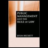 Public Management and the Rule of Law