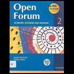Open Forum 2 Acad. Listen. and Speak.   With CD