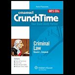 Crunchtime Audio  Criminal Law    CDs