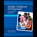 Middle Childhood Development A Contextual Approach