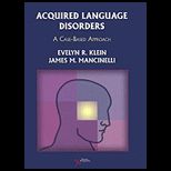 Acquired Language Disorders   With CD