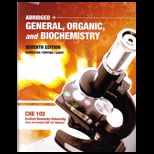 General, Organic, and Biochemistry Abridged (Custom)