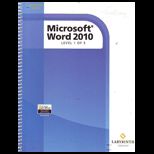 Microsoft Word 2011, Level 1