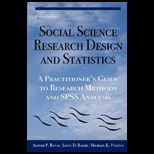 Social Science Research Design and Statistics