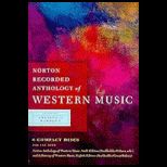 Norton Recorded Anthology of Western Music, Volume 1 6 Cds
