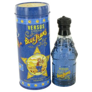 Blue Jeans for Men by Versace EDT Spray (New Packaging) 2.5 oz