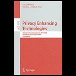 Privacy Enhancing Technologies