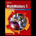 Math Matters 1 Integrated Program