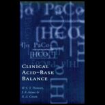 Clinical Acid Base Balance
