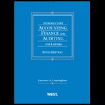 Introductory Accounting, Fin., and Aud. for Lawyers