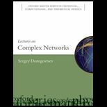 Lectures on Complex Networks
