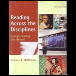 Reading Across the Discip. CUSTOM PKG. <