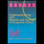 Communicating with Parents and Families of Exceptional Children