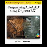 Programming AutoCAD in Objectarx / With CD ROM