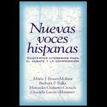 Nuevas voces hispanas  contextos literarios para el debate y la composicion