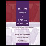Critical Issues in Special Education  Access, Diversity, and Accountability