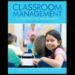 Classroom Management  A Proactive Approach