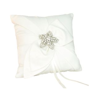 IVY LANE DESIGN Ivy Lane Design Eva Ring Bearer Pillow, White