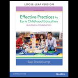 Effective Practices in Early Childhood Education (Loose) and Access