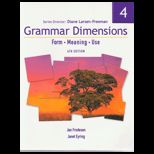 Grammar Dimensions 4 Grammar Dimensions 4 Form, Meaning, and Use   Text