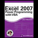 Excel 2007 Power Programming With VBA   With CD