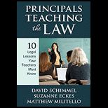 Principals Teaching the Law