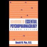 Handbook of Essential Psychopharmacology