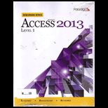 Microsoft Access 2013 Bench., Level 1 With Cd