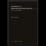 Fundamentals of Transportation Systems Analysis, Volume 1 Basic Concepts