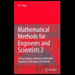 Mathematical Methods for Engineers and Scientists 2 Vector Analysis, Ordinary Differential Equations and Laplace Transforms