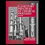 Elementary Principles of Chemical Processes 2005 Edition   With Cd