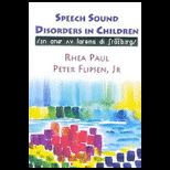 Speech Sound Disorders in Children