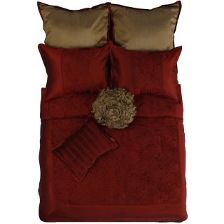 Granville 8 pc. Comforter Set, Red