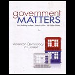 Government Matters   With 2 Access Codes