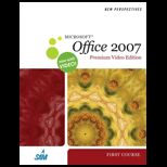 New Perspectives on Microsoft Office 2007, First Course, Premium Video Edition,  1st Edition   With DVD