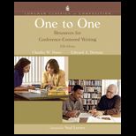 One to One  Resources for Conference Centered Writing