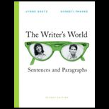 Writers World Sentences and Paragraphs   Package