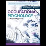 Occupational Psychology  An Applied Approach (Canadian)