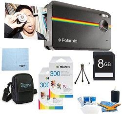 Polaroid Z2300 10MP 2x3 Instant Digital Camera (Black) ULTIMATE Bundle